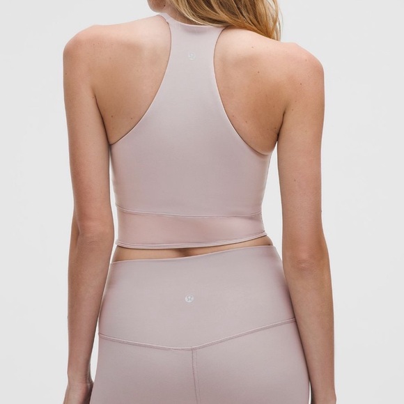 Lululemon Nulu High Neck Mesh Hem Tank - Picture 2 of 6